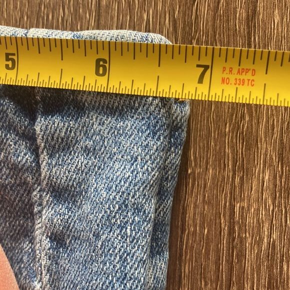 Vintage 1970 Womens French Dressing Mom Light Blue Jeans size 6P - Picture 8 of 13